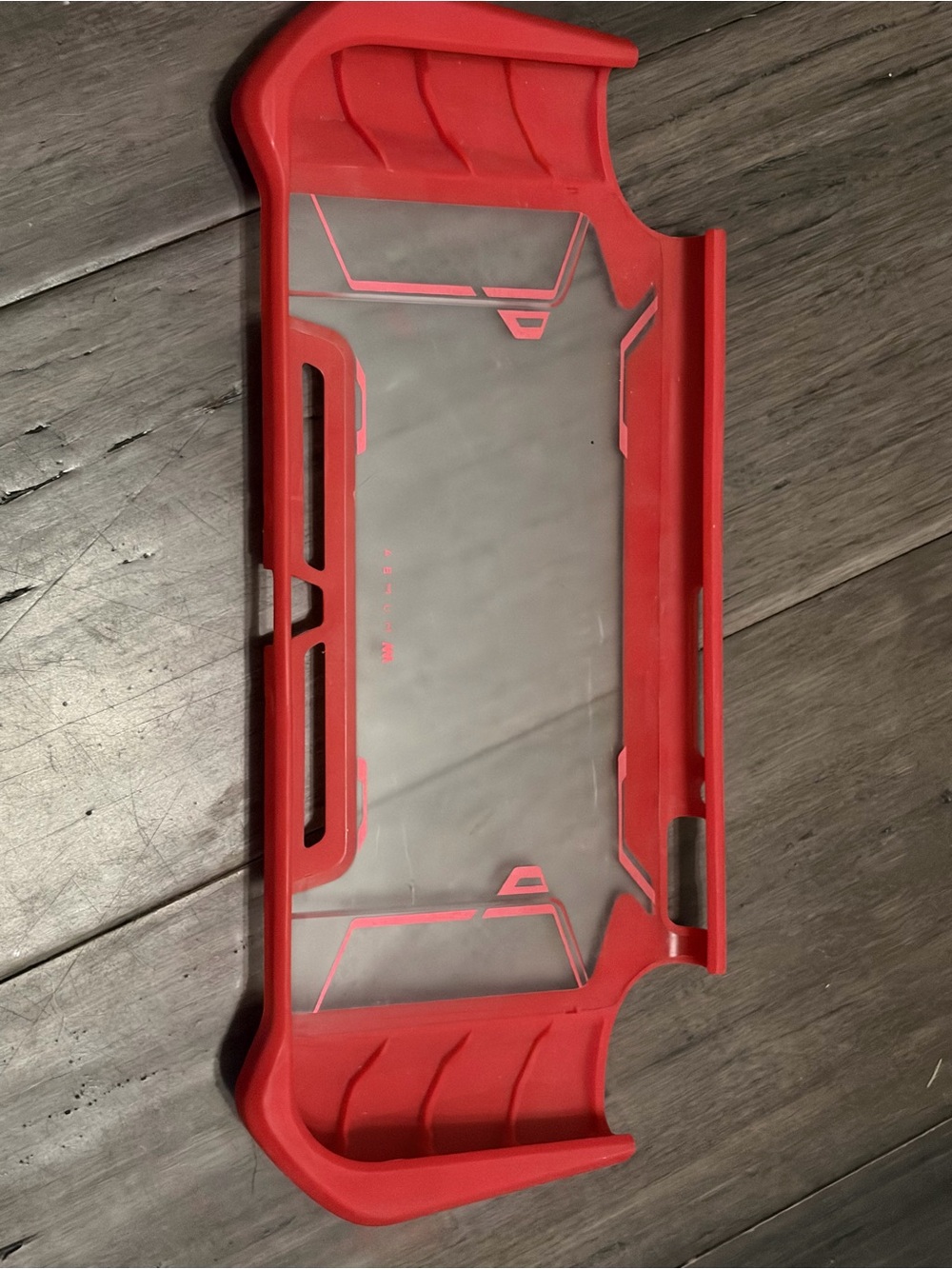 Amazon Red and Clear Hybrid Protective Nintendo Switch  Case